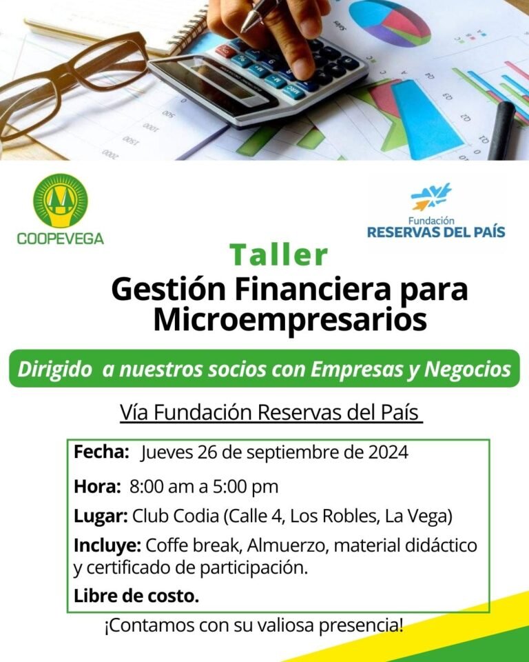 Taller Gestión Financiera para MIcroempresarios